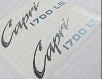 Bayliner Capri 1700 LS Boat Logo Silver Decals 8" x 3" 2pcs. Bayliner Capri 1700 LS Boat Logo Silver Decals 8" x 3" 2pcs.